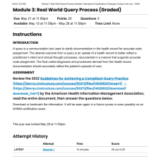HIT 205 Module 3 Real World Query Process